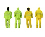 Rainsuit Jacket & Pants PVC w/ Reflective Safe-T